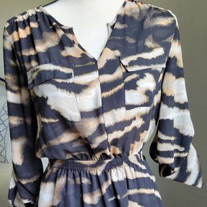 Mossimo Animal Print Shirt Dress